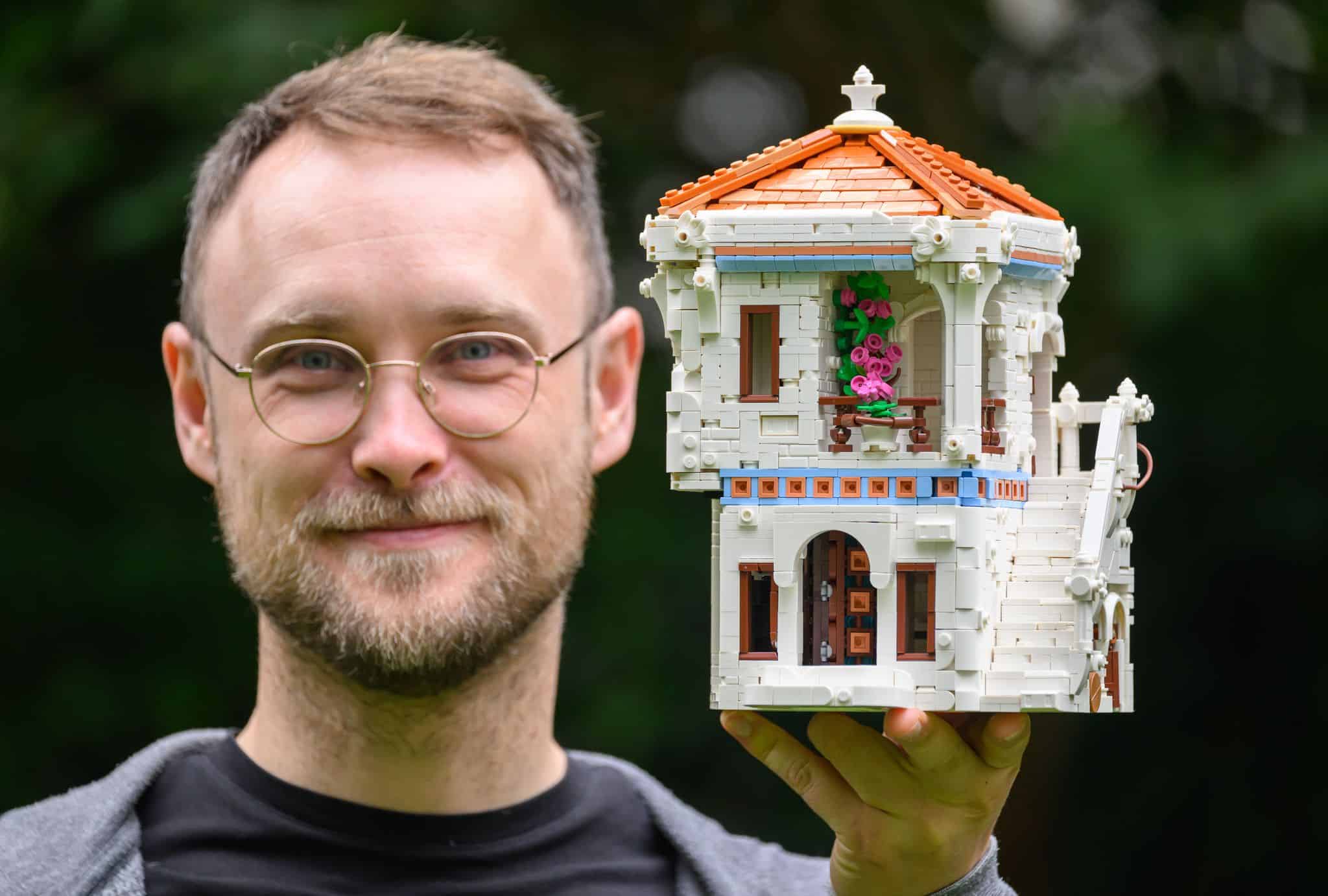 Dresdner stellt Lego-Weinberg in Dänemark aus