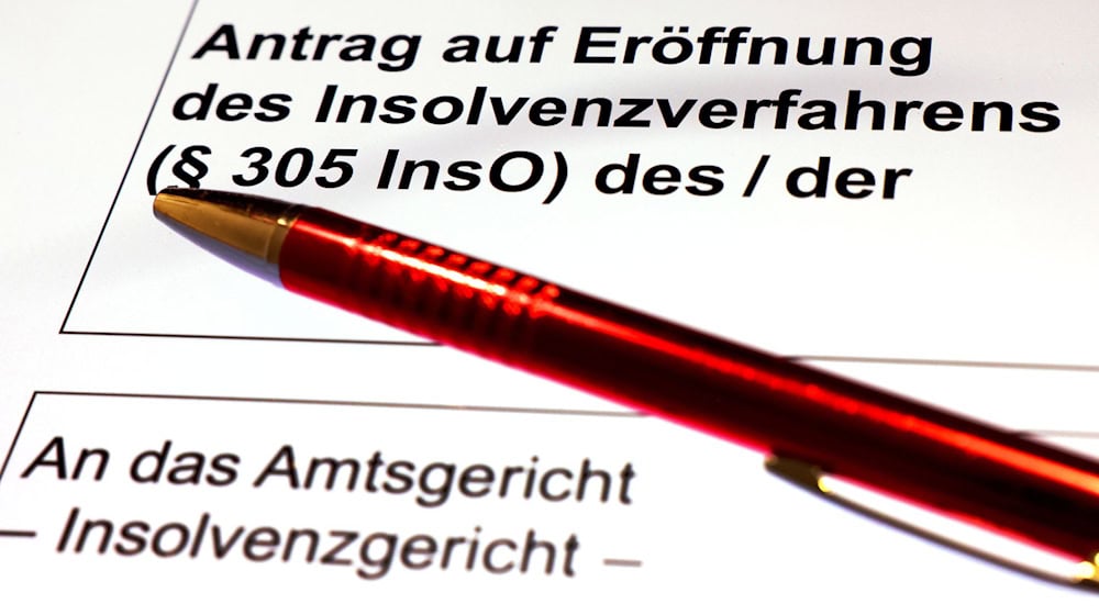 Erneuter Anstieg an Firmeninsolvenzen in Sachsen (Illustration). / Foto: Oliver Berg/dpa