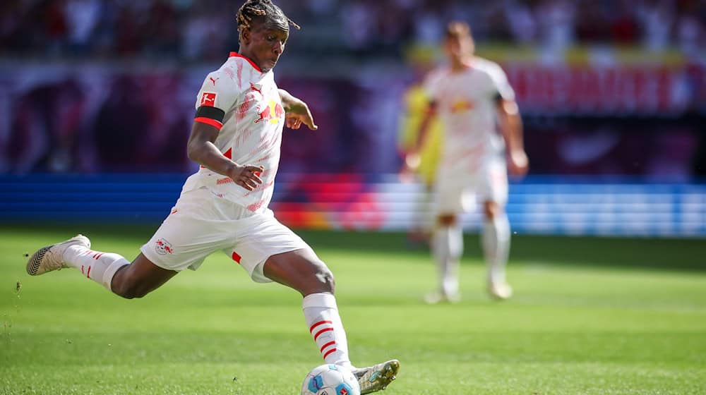 Suffered a concussion in Leverkusen: RB Leipzig's Amadou Haidara / Photo: Jan Woitas/dpa