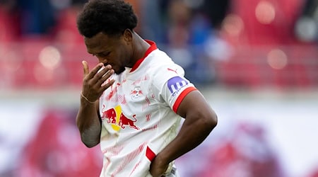 Disappointment after the game: Lois Openda had victory on his feet with his penalty / Photo: Hendrik Schmidt/dpa