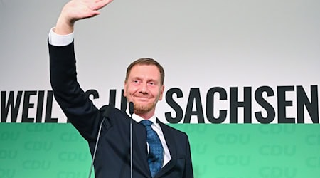 Michael Kretschmer (CDU), incumbent Minister President of Saxony and top candidate, wants to continue forming the government in the state with his party. / Photo: Robert Michael/dpa