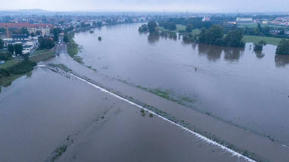 Experten rechnen nicht mehr mit dem Erreichen der Alarmstufe 4. / Foto: Sebastian Kahnert/dpa