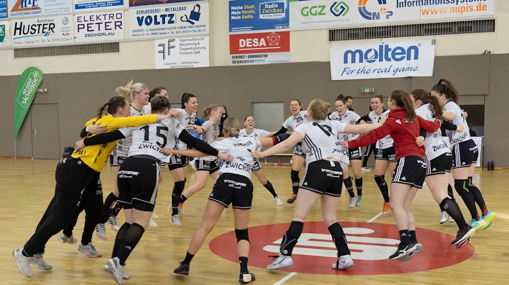 Zwickau's women's handball team confidently advanced to the second round of the DHB Cup / Photo: Marko Unger/dpa-Zentralbild/dpa