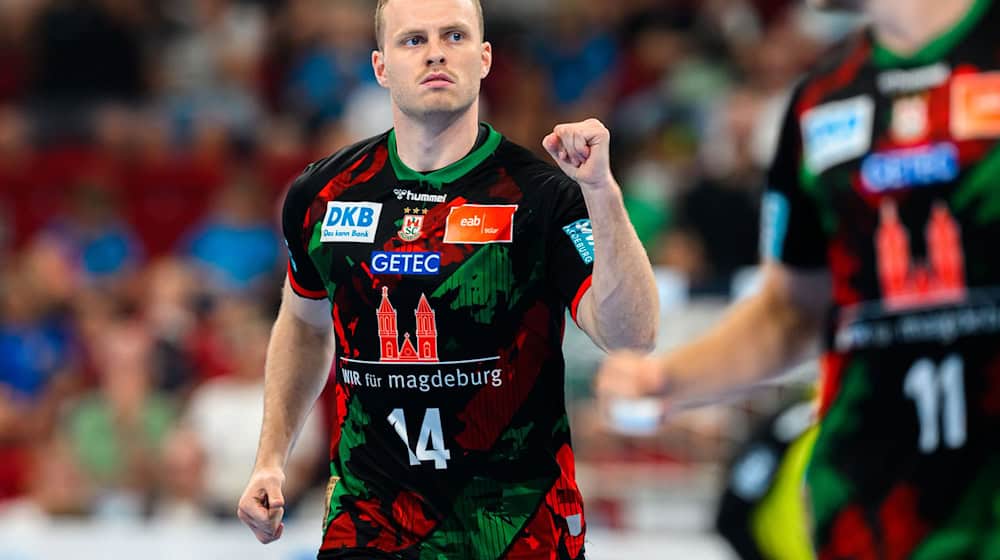 Omar Ingi Magnusson fue el máximo goleador del Magdeburgo en el estreno liguero ante el HSG Wetzlar / Foto: Marco Wolf/dpa