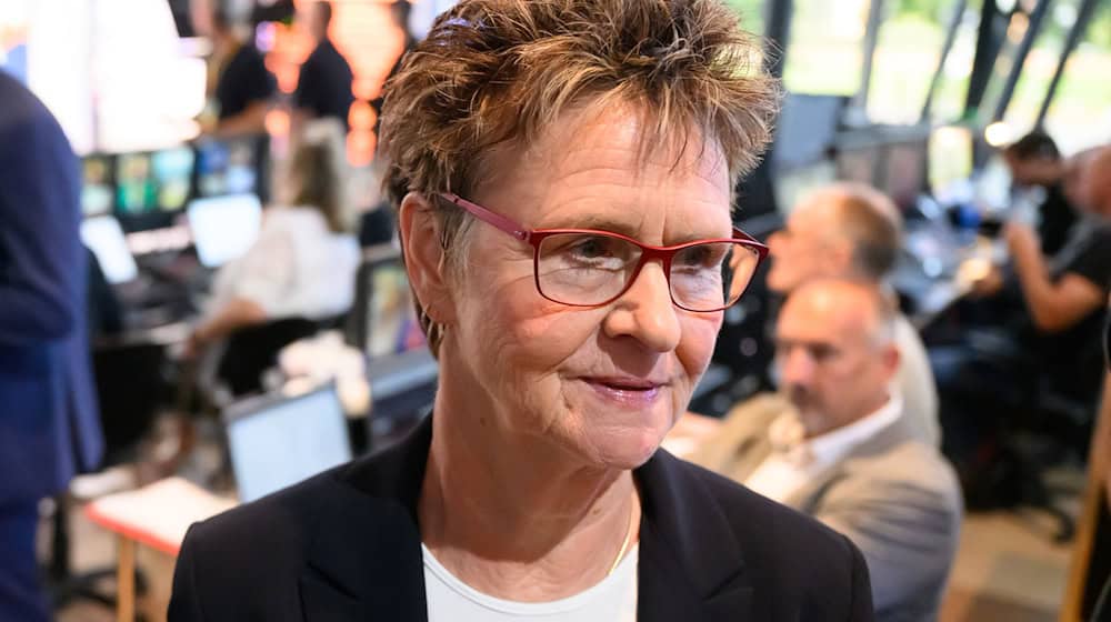 Sabine Zimmermann, Spitzenkandidatin und Vorsitzende des BSW in Sachsen / Foto: Robert Michael/dpa