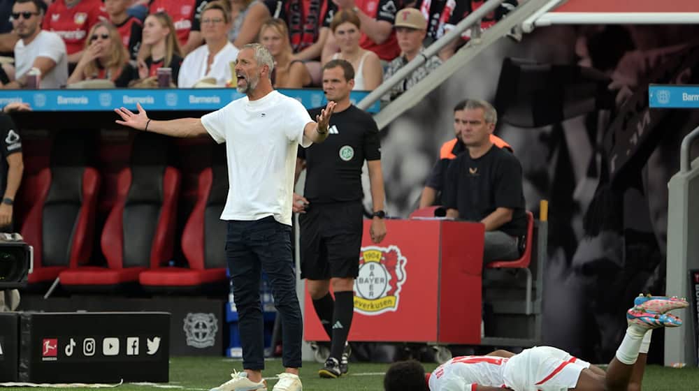 Leipzigs Trainer Marco Rose. Seine Mannschaft bekommt es im Pokal mit St. Pauli zu tun. / Foto: Federico Gambarini/dpa