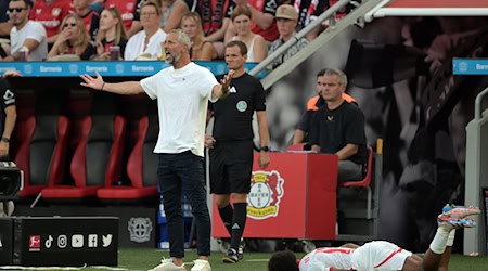 Marco Rose, entrenador del Leipzig. Su equipo se enfrentará al St. Pauli en la Copa / Foto: Federico Gambarini/dpa