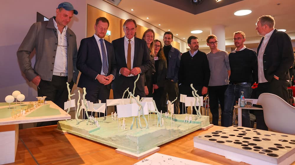 The winning design for the Unity and Freedom Monument was presented in Leipzig / Photo: Jan Woitas/dpa