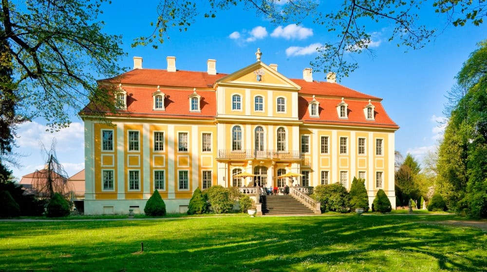 Barockschloss Rammenau / Bildrechte: Schlösserland Sachsen, Sylvio Dittrich