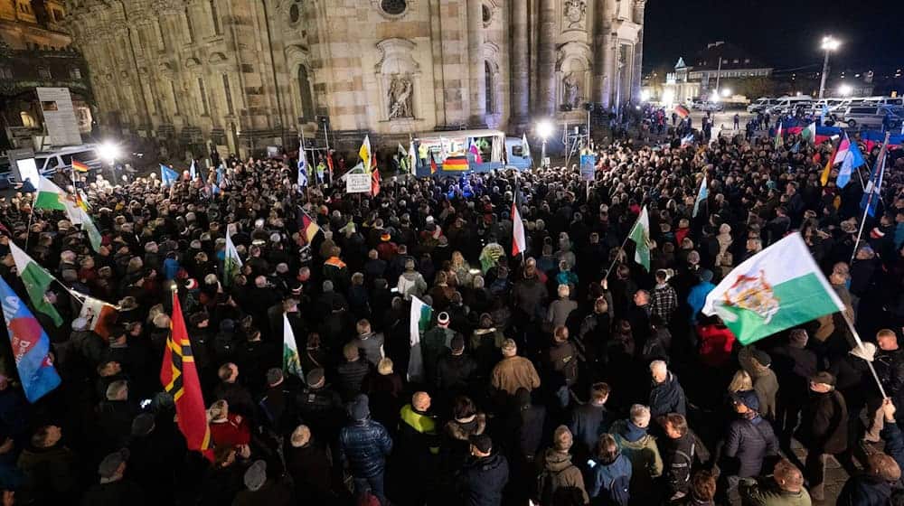 Екстремістський рух "Пегіда" хоче припинити свої вуличні протести через десять років (фотоархів). / Фото: Sebastian Kahnert/dpa