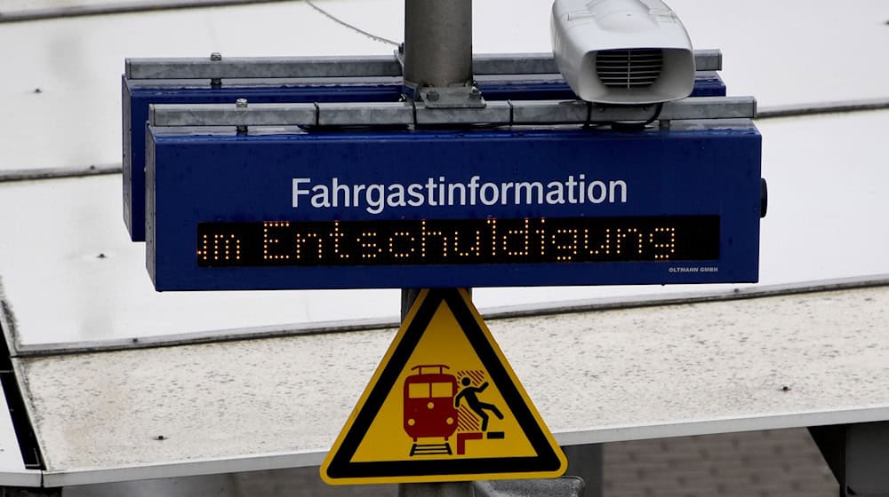 The passenger association Pro Bahn Mitteldeutschland is calling for better information in the event of traffic disruptions (illustration). / Photo: Carsten Rehder/dpa