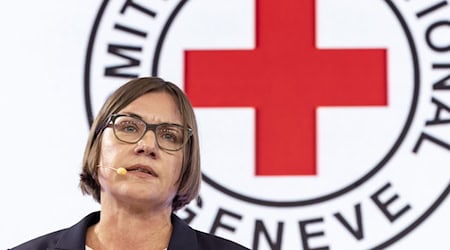 Mirjana Spoljaric Egger, Presidenta del Comité Internacional de la Cruz Roja, recibe el Premio Puente Internacional de Görlitz de este año (foto de archivo). / Foto: Salvatore Di Nolfi/KEYSTONE/dpa