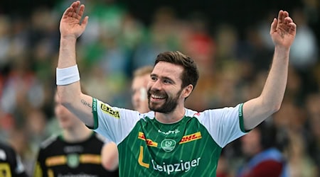 Leipzig's left winger Lukas Binder scored nine times in the clear victory in Lübbecke / Photo: Hendrik Schmidt/dpa