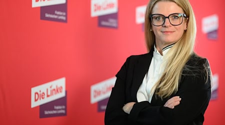 Frakciska šefina Lěwicy Susanne Schaper žada sej sprawne rozrisanje k financowanju chorobneho a hladanskeho zawěsćenja (archiwny wobraz).  / Foto: Robert Michael/dpa