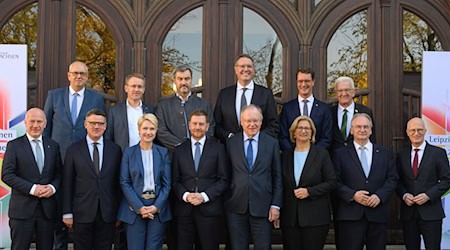 Die Ministerpräsidenten stellen am Freitag die Ergebnisse ihrer Konferenz vor. / Foto: Hendrik Schmidt/dpa