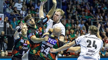 THW came out on top in the game in Magddeburg. The two teams will meet in the cup in Kiel on November 133 / Photo: Andreas Gora/dpa