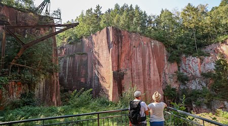 Der Rochlitzer Berg (Landkreis Mittelsachsen) gehört zu den diesjährigen Naturwundern in Deutschland (Archivbild). / Foto: Jan Woitas/dpa