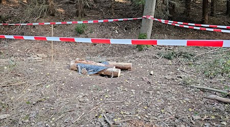 Seit Tagen wird ein in einem alten Bergwerksstollen vermisster Mann in Annaberg gesucht. / Foto: Mike Müller/TNN/dpa