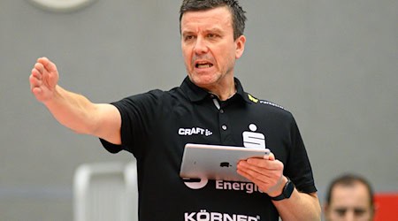 Dresden volleyball players continue their winning streak in Aachen / Photo: Robert Michael/dpa-Zentralbild/dpa