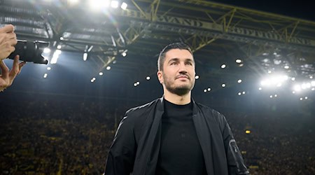 Wažne dobyće za BVB-Coach Nuri Sahin. / Foto: Bernd Thissen/dpa