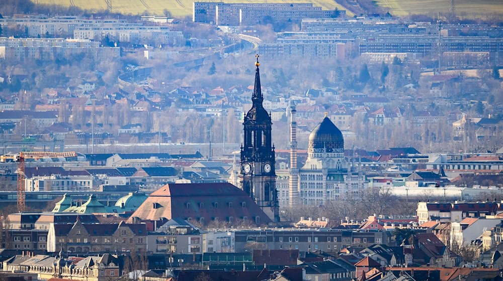 Die Dresdner Dreikönigskirche ist Schauplatz der Synode der evangelischen Landeskirche Sachsen. / Foto: Robert Michael/dpa