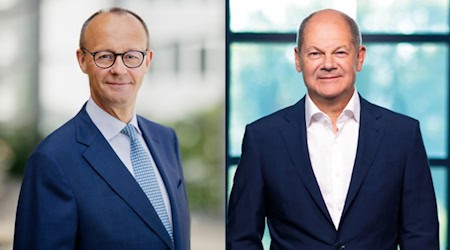 Friedrich Merz, CDU (links) und Olaf Scholz, SPD, (rechts) (Bild: Montage Tobias Koch & Thomas Trutschel)