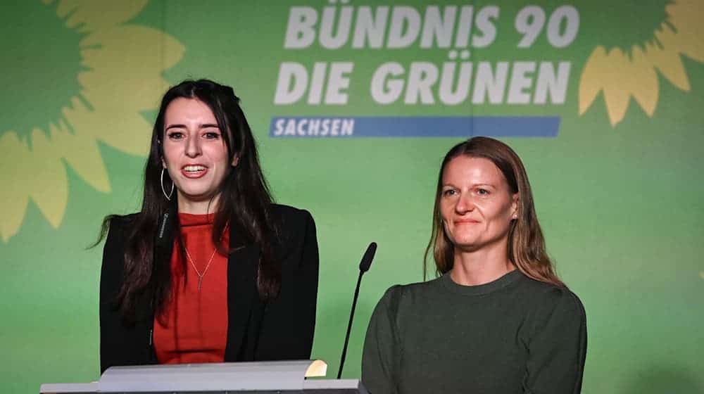 The Greens are skeptical about the attempts to form a government in Saxony. (Archive photo) / Photo: Heiko Rebsch/dpa