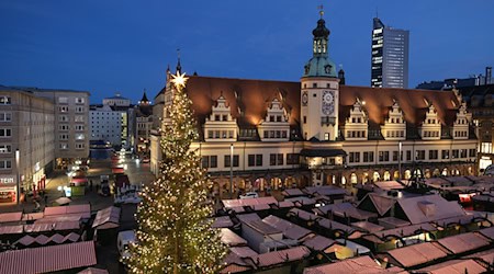 El mercado navideño de Leipzig abre sus puertas el próximo martes. (Foto de archivo) / Foto: Sebastian Willnow/dpa