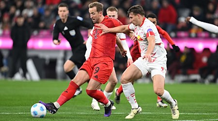 Mit der Rückkehr von Harry Kane (l) läuft der FC Bayern zu einer starken Offensivleistung auf. / Foto: Sven Hoppe/dpa