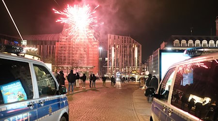 Die Polizei rückte mit einem Großaufgebot an. (Foto aktuell) / Foto: Sebastian Willnow/dpa