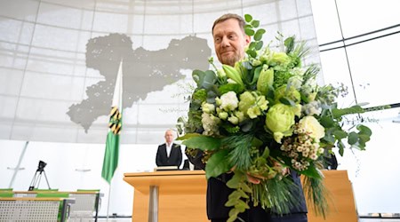 The ministers of the new Saxon government under the leadership of Michael Kretschmer are to be sworn in in the state parliament.  / Photo: Robert Michael/dpa