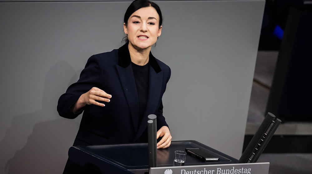 Member of the Bundestag Paula Piechotta from Leipzig is leading Saxony's Greens into the upcoming Bundestag election campaign / Photo: Christoph Soeder/dpa