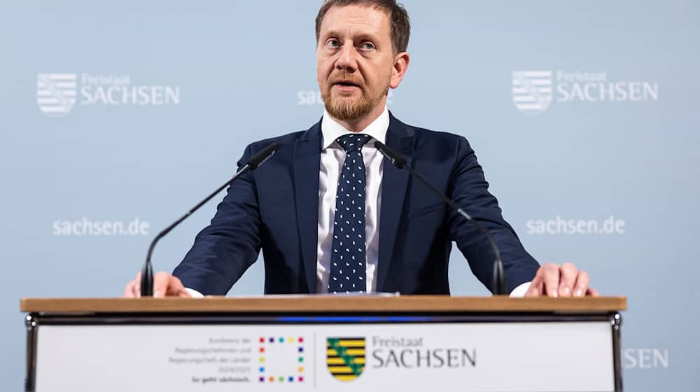 Michael Kretschmer wants to be elected Minister President of Saxony for the third time (archive photo). / Photo: Hannes P. Albert/dpa