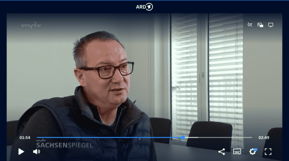 Dresdens Sportbürgermeister Jan Dornhauser im MDR-Sachsenspiegel. 