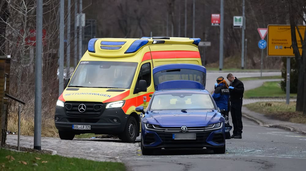 Der Tatort im südlichen Brandenburg: Hier starb ein Polizist im Einsatz. / Foto: Robert Michael/dpa