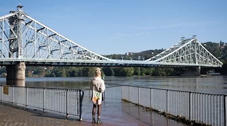 The city of Dresden now provides real-time data on flooding and heavy rainfall (archive image). / Photo: Sebastian Kahnert/dpa