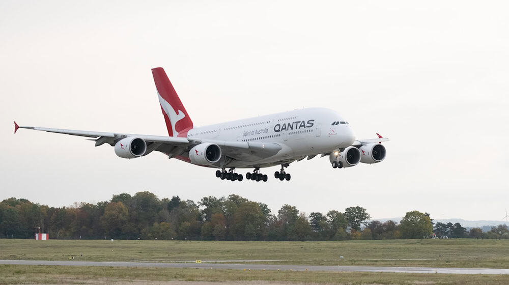 Łobjo lětadłowe twórby wočakuja Airbus A380 awstralskeje Airline Qantas (archiwny wobraz). / Foto: Sebastian Kahnert/dpa