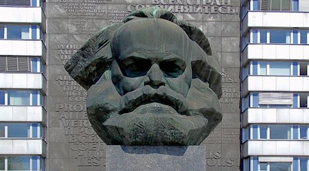 Karl Marx Monument in Chemnitz