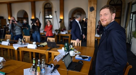 Minister President Michael Kretschmer prepares Saxony for difficult times / Photo: Robert Michael/dpa