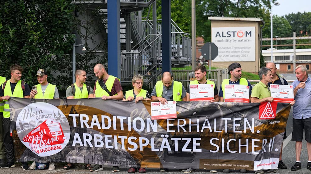 Information about the future of the Alstom plant in Görlitz is to be provided next week (archive photo). / Photo: Robert Michael/dpa