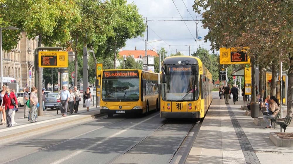 Die Straßenbahnlinie 7 ist von Kürzungen betroffen. / Bild: DVB