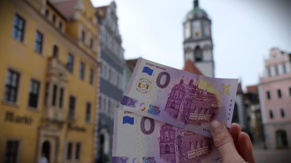 So sieht er aus: Der 0-Euro-Schein für Meißen. Er kostet drei Euro. Foto: Stadtverwaltung Meißen