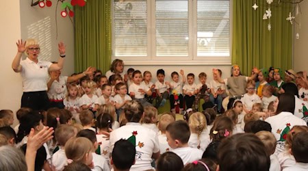 Die Kinder in der Riesaer KitaVilla auf dem Kirschberg. Foto: Stadt Riesa, Uwe Päsler