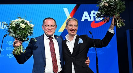 El presidente federal de AfD, Tino Chrupalla, se presentó como candidato directo en la circunscripción de Görlitz / Foto: Sören Stache/dpa-Pool/dpa