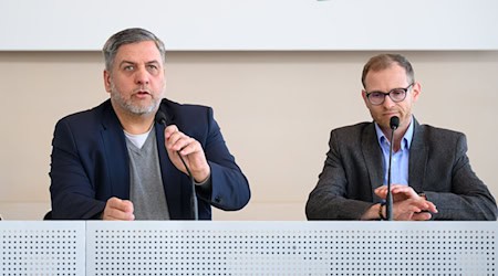 Die sächsische BSW-Spitze sieht keine gravierenden Auswirkungen der Bundestagswahl auf die Arbeit in Sachsen. / Foto: Robert Michael/dpa