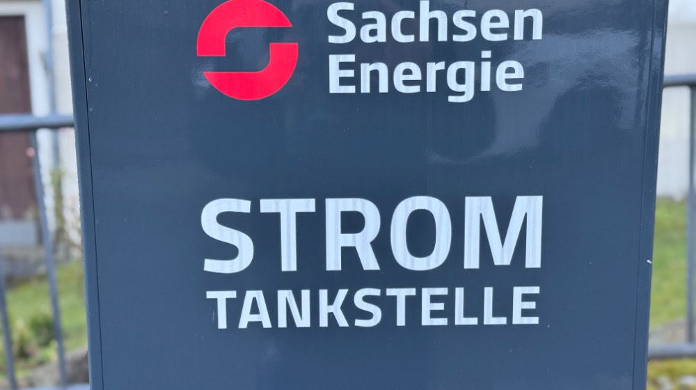 Ein Ladepunkt von Sachsen-Energie. Foto: Ulf Mallek