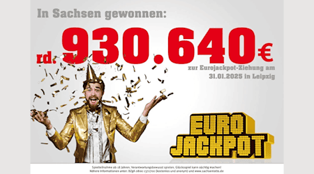Mit den Ziehungen vom Wochenende kamen wieder fünf stattliche Großgewinne in den Freistaat. An der Spitze steht ein Eurojackpotgewinn von 930.640 Euro in der Freitagsziehung.