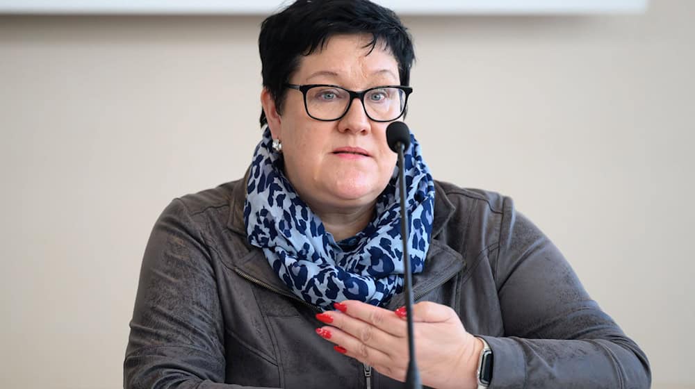 Saxony's SPD leader Kathrin Michel sees the election result as a signal for the renewal of her party / Photo: Robert Michael/dpa