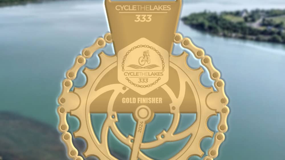 WERDE CycleTheLakes-FINISHER  Fahre 111km, 222km oder 333km hole Dir DEINE FINISHER-Medaille