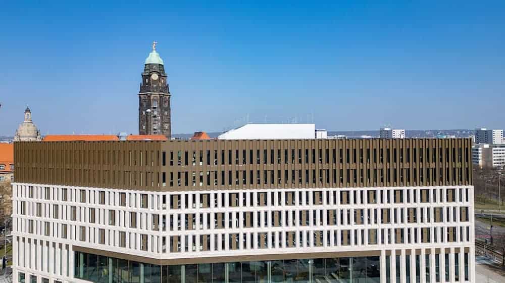 Měšćanski forum je nowe zarjadniske twarjenje města Drježdźany. / Foto: Robert Michael/dpa